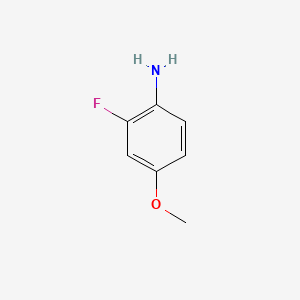 molecular formula C7H8FNO B1334285 2-Fluoro-4-methoxyaniline CAS No. 458-52-6