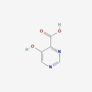 molecular formula C5H4N2O3 B1334295 5-羟基嘧啶-4-羧酸 CAS No. 201991-89-1