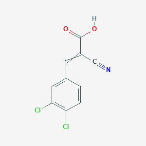 2-cyano-3-(3,4-dichlorophenyl)prop-2-enoic acid
