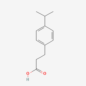 molecular formula C12H16O2 B1334354 3-(4-Isopropylphenyl)propionic acid CAS No. 58420-21-6