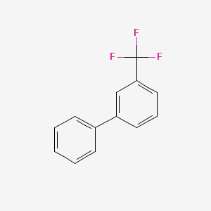 molecular formula C13H9F3 B1334356 3-(Trifluoromethyl)biphenyl CAS No. 366-04-1