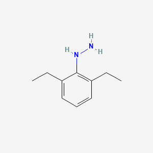 molecular formula C10H16N2 B1334359 (2,6-Diethylphenyl)hydrazine CAS No. 84828-07-9