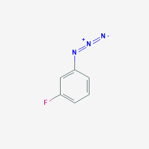 molecular formula C6H4FN3 B1334372 1-Azido-3-fluorobenzene CAS No. 3296-03-5