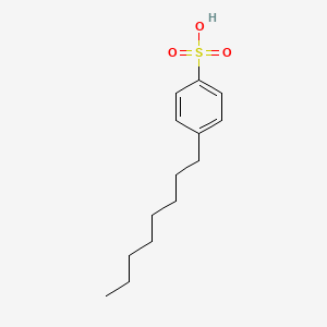 molecular formula C14H22O3S B13343777 4-Octylbenzenesulfonic acid CAS No. 17012-98-5