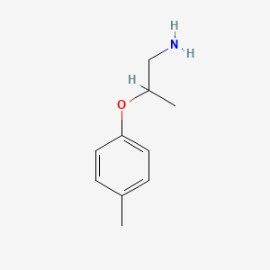 molecular formula C10H15NO B1334378 2-(4-Methylphenoxy)propylamine CAS No. 6440-97-7