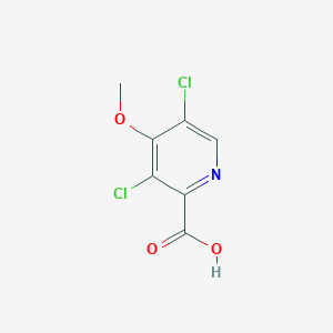 molecular formula C7H5Cl2NO3 B13343782 3,5-Dichloro-4-methoxypicolinic acid 