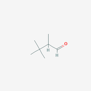 molecular formula C7H14O B1334388 2,3,3-Trimethylbutanal CAS No. 17408-48-9