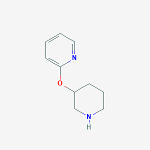 molecular formula C10H14N2O B1334390 2-(哌啶-3-氧基)吡啶 CAS No. 862718-70-5