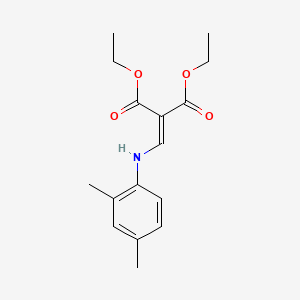 molecular formula C16H21NO4 B1334395 Diethyl 2-[(2,4-dimethylanilino)methylene]malonate CAS No. 104007-06-9