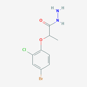 2-(4-Bromo-2-chlorophenoxy)propanohydrazide