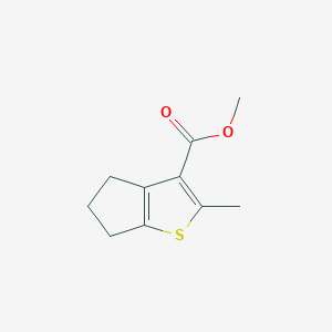 molecular formula C10H12O2S B13344079 Methyl 2-methyl-5,6-dihydro-4H-cyclopenta[b]thiophene-3-carboxylate 