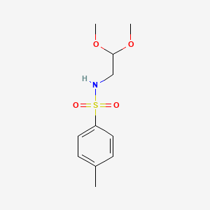 molecular formula C11H17NO4S B1334417 N-(2,2-dimethoxyethyl)-4-methylbenzenesulfonamide CAS No. 58754-95-3