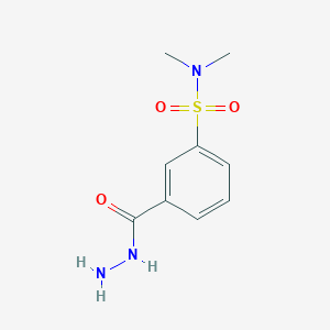 3-Hydrazinocarbonyl-N,N-dimethyl-benzenesulfonamide
