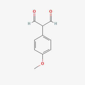 molecular formula C10H10O3 B1334422 2-(4-甲氧基苯基)丙二醛 CAS No. 65192-28-1