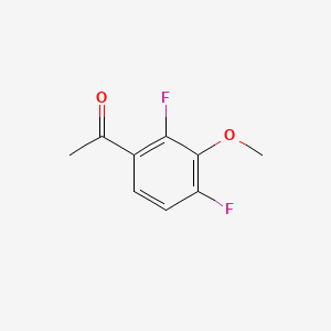 molecular formula C9H8F2O2 B1334425 2',4'-Difluoro-3'-methoxyacetophenone CAS No. 373603-19-1