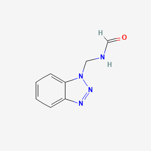 molecular formula C8H8N4O B1334433 1-(Formamidomethyl)-1H-benzotriazole CAS No. 87022-36-4