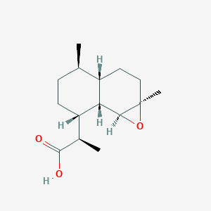 molecular formula C15H24O3 B133444 alpha-Epoxydihydroartemisinic acid CAS No. 380487-65-0