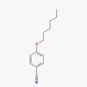 molecular formula C13H17NO B1334440 4-n-Hexyloxybenzonitrile CAS No. 66052-06-0