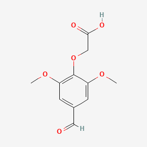 molecular formula C11H12O6 B1334441 (4-Formyl-2,6-dimethoxyphenoxy)acetic acid CAS No. 812642-73-2