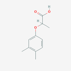 molecular formula C11H14O3 B1334443 2-(3,4-Dimethylphenoxy)propanoic acid CAS No. 25141-00-8