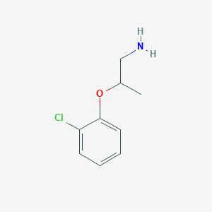 molecular formula C9H12ClNO B1334450 2-(2-氯苯氧基)丙胺 CAS No. 886763-29-7