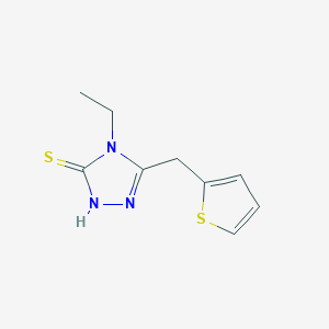 4-ethyl-5-(thien-2-ylmethyl)-4H-1,2,4-triazole-3-thiol