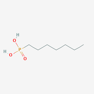 molecular formula C7H17O3P B1334463 庚基膦酸 CAS No. 4721-16-8
