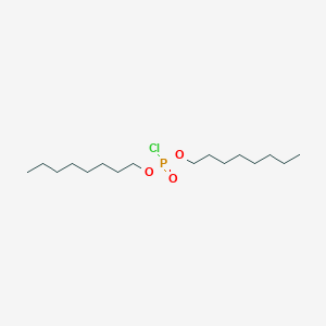 molecular formula C16H34ClO3P B13344739 Dioctyl phosphorochloridate 