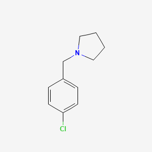 molecular formula C11H14ClN B1334484 1-(4-Chlorobenzyl)pyrrolidine CAS No. 79089-35-3