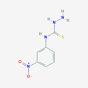 molecular formula C7H8N4O2S B1334490 4-(3-Nitrophenyl)-3-thiosemicarbazide CAS No. 79925-03-4