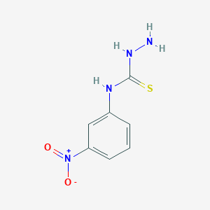 molecular formula C7H8N4O2S B1334490 N-(3-nitrophenyl)hydrazinecarbothioamide CAS No. 79925-03-4