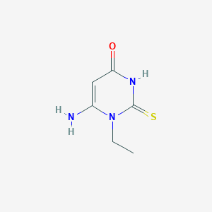 molecular formula C6H9N3OS B1334493 6-氨基-1-乙基-2-硫代-2,3-二氢嘧啶-4(1H)-酮 CAS No. 15468-21-0