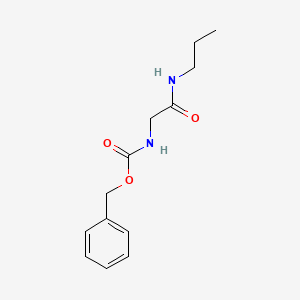 molecular formula C13H18N2O3 B1334494 Benzyl N-[(propylcarbamoyl)methyl]carbamate CAS No. 21855-74-3