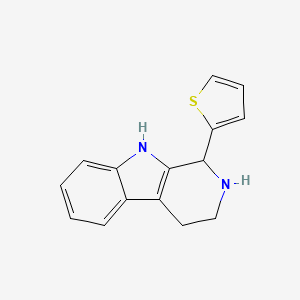 molecular formula C15H14N2S B1334496 1-(2-thienyl)-2,3,4,9-tetrahydro-1H-b-carboline CAS No. 169827-91-2