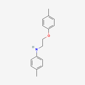 molecular formula C16H19NO B1334525 4-methyl-N-[2-(4-methylphenoxy)ethyl]aniline CAS No. 200806-88-8