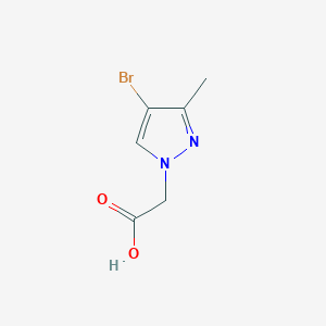 molecular formula C6H7BrN2O2 B1334527 (4-bromo-3-methyl-1H-pyrazol-1-yl)acetic acid CAS No. 512810-02-5
