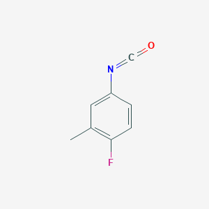 molecular formula C8H6FNO B1334540 4-氟-3-甲基苯基异氰酸酯 CAS No. 351003-65-1