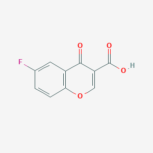molecular formula C10H5FO4 B1334544 6-Fluorochromone-3-carboxylic acid CAS No. 71346-17-3
