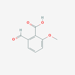 molecular formula C9H8O4 B1334545 2-Formyl-6-methoxybenzoic acid CAS No. 53015-08-0