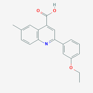 2-(3-Ethoxyphenyl)-6-methylquinoline-4-carboxylic acid