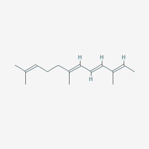 molecular formula C15H24 B13345713 2E,4E,6E-Allofarnesene 