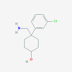 4-(Aminomethyl)-4-(3-chlorophenyl)cyclohexanol