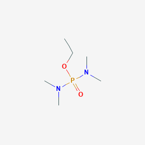 molecular formula C6H17N2O2P B13345805 Ethyl N,N,N',N'-tetramethyldiamidophosphate CAS No. 2404-65-1