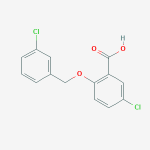 5-Chloro-2-[(3-chlorobenzyl)oxy]benzoic acid