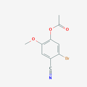 5-Bromo-4-cyano-2-methoxyphenyl acetate
