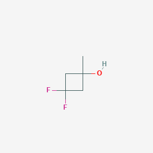 molecular formula C5H8F2O B13345848 3,3-Difluoro-1-methyl-cyclobutanol 