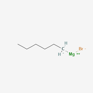 molecular formula C6H13BrMg B1334592 Magnesium, bromohexyl- CAS No. 3761-92-0