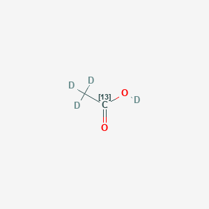molecular formula C2H4O2 B133460 Deuterio 2,2,2-trideuterioacetate CAS No. 63459-47-2