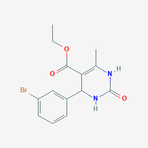 Ethyl 4-(3-bromophenyl)-6-methyl-2-oxo-1,2,3,4-tetrahydropyrimidine-5-carboxylate