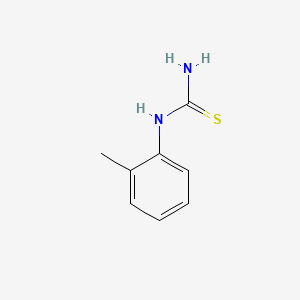 molecular formula C8H10N2S B1334601 o-Tolylthiourea CAS No. 614-78-8